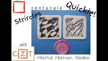 Strircles | Zentangle® Quickie