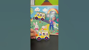 The Wheels on the Bus Ms Rachel #song #puzzle