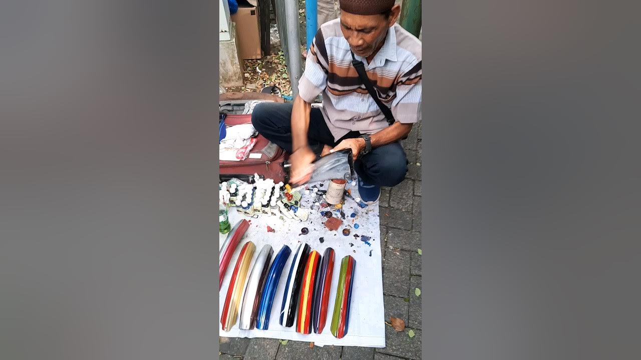 Cat pewarna ajaib sekali oles hasilnya keren #shorts Cat pewarna ajaib sekali oles hasilnya keren #shorts