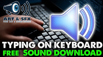Typing on keyboard / Writing on keyboard SOUND EFFECT [FREE Audio HQ WAV]