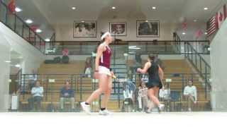 2 - Amanda Sobhy [Harvard] V Maria Elena Ubina [Princeton] Ivy Scrimmage Squash Final