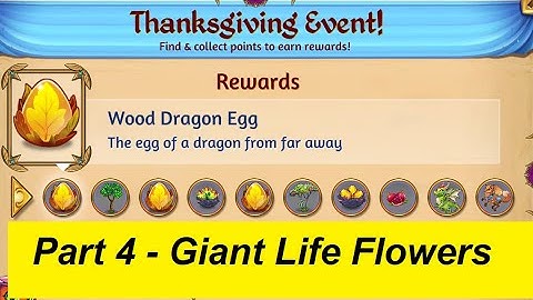 Merge Dragons Thanksgiving Event 2020 Part 4 - Giant Life Flowers