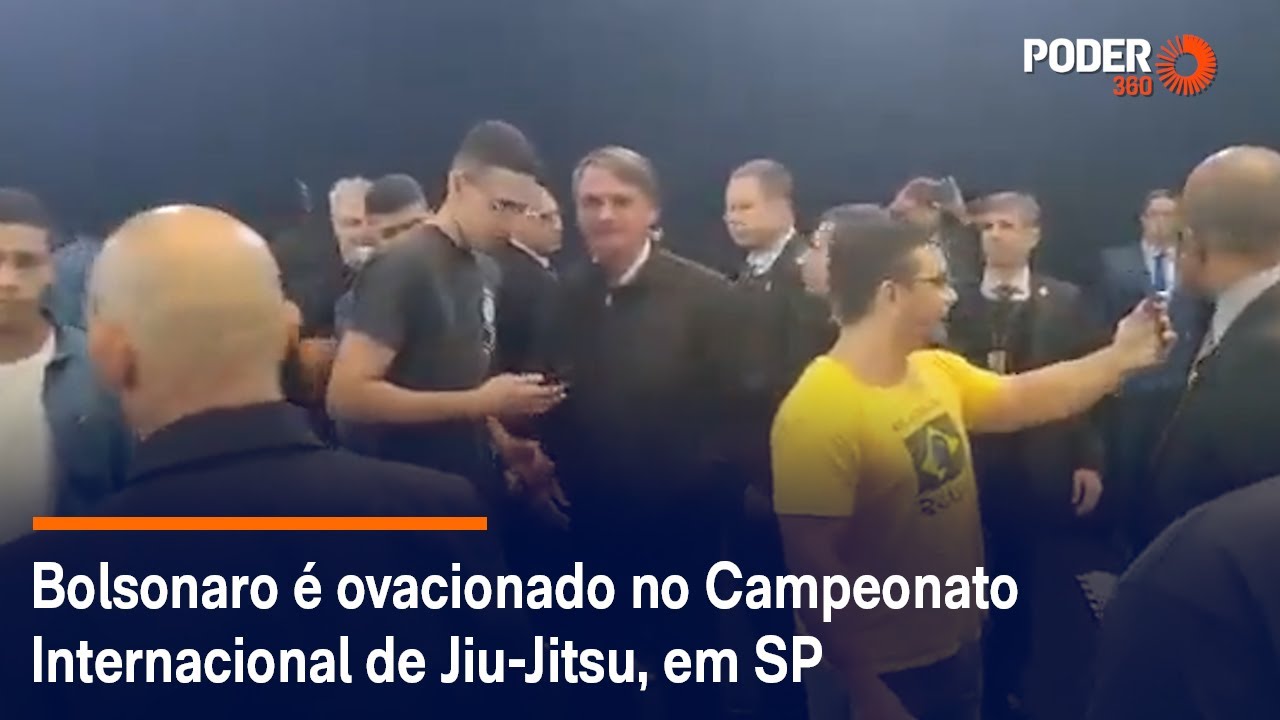 Bolsonaro é ovacionado no Campeonato Internacional de Jiu Jitsu, em SP