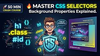 Master CSS Basics | Element, Class, ID Selectors &amp; Background Properties covered 🔥