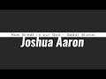 Joshua Aaron - How Great is our God - Gadol Elohai (in Jerusalem) (NL Subs)