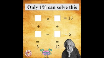 Only 1% Can Solve This Math Puzzle!  #mathshorts #shotsvideo #shorts #shortsyoutube #maths #puzzle