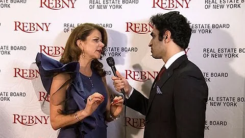 MaryAnne Gilmartin at the 2017 REBNY gala