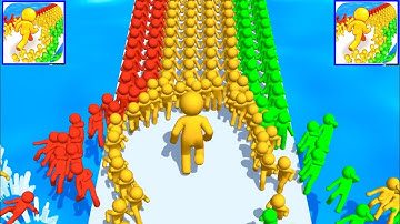 Crowd Color Gameplay All Levels (iOS/Android)