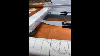 New Hold-Taut installation for longarm quilting machine, side clamps