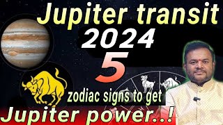 Jupiter transit to Taurus | 2024 | may | astrology in English | #vittalbhat