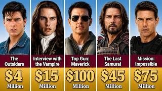 Tom Cruise Pay Check for Every Movie He Ever Made