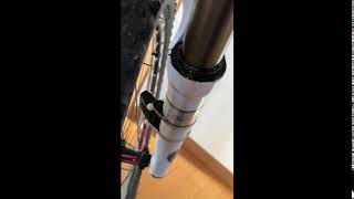 サスペンションフォークのオイル漏れが酷い【マウンテンバイク】