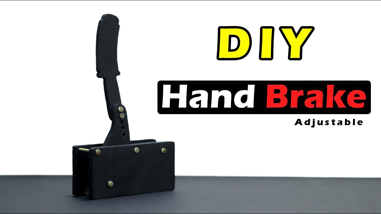 How to make Handbrake For Pc, DIY GAMING STEERING WHEEL