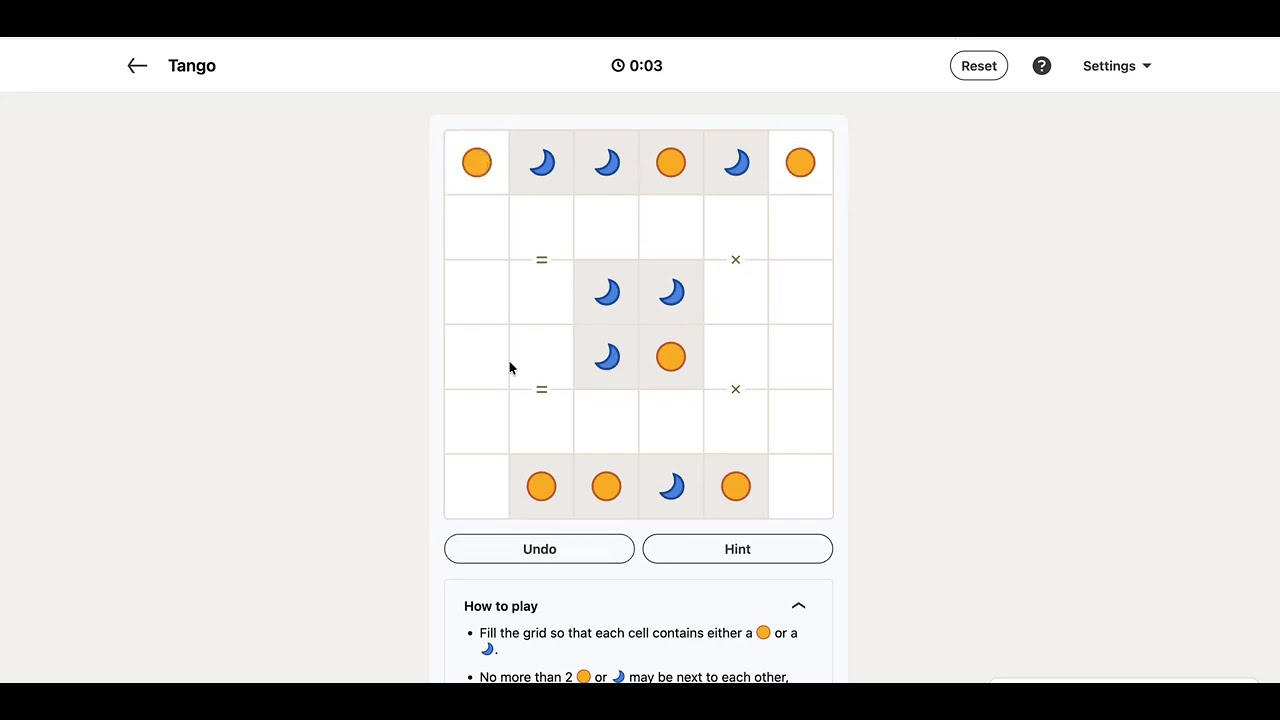 LinkedIn Tango Answer Today | 09 June 2026 - Puzzle #610
