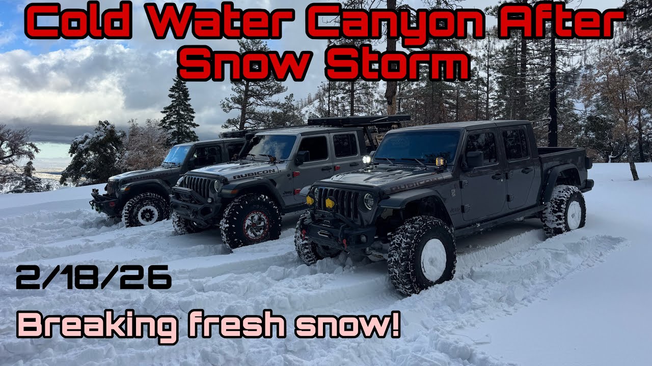 Lytle Creek Off-road Snow Wheeling! Cold Water Canyon 