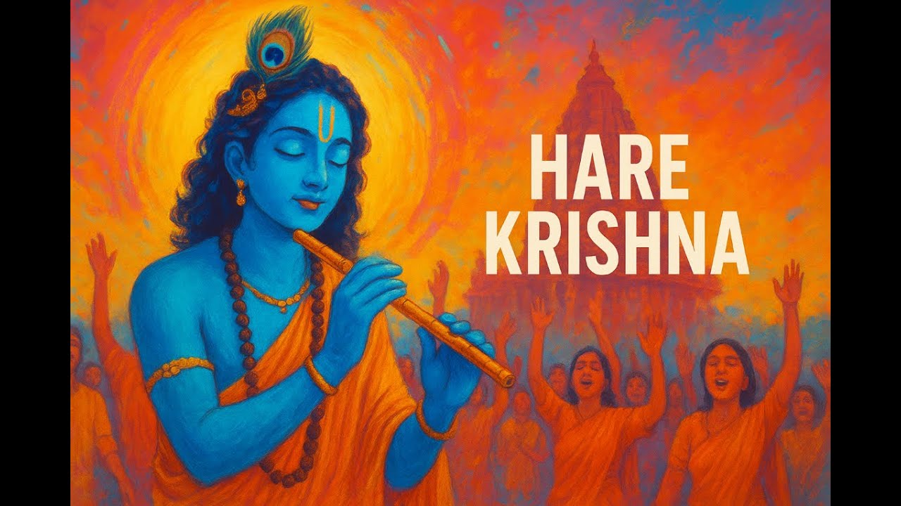 ✨ New - Hare Krishna Hare Krishna Mantra – Divine Krishna Bhajan | Blissful Meditation Music