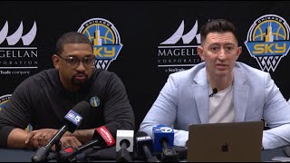 Chicago Sky's Jeff Pagliocca and Tyler Marsh talk the 2025 WNBA Draft and selecting Hailey Van Lith