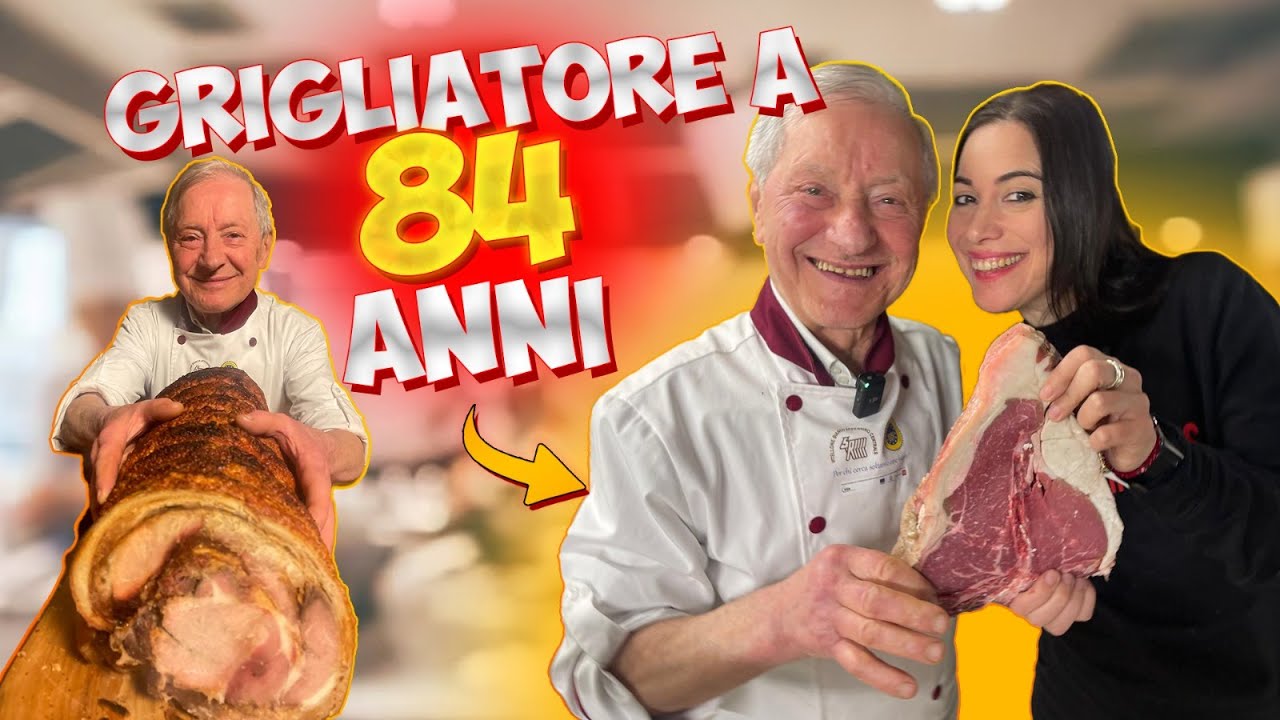 La TRATTORIA TOSCANA dove il grigliatore ha 84 anni