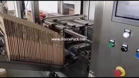 Automatic carton box forming feeding machine box erecting machine testing video