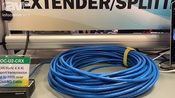 InfoComm 2019: Tri-Net Technology Intros 4K@60Hz HDMI/DisplayPort/USB-C Extender/Splitter Over Cat6