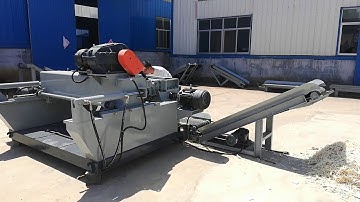 wood log debarker ready shipment with crusher function