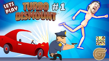 Lets Play TURBO DISMOUNT! FGTEEV Duddy Runs from the Cops! (Part 1 Gameplay)