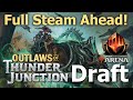 Full Steam Ahead! OTJ bo1 premier draft | Mythic Outlaws of Thunder Junction