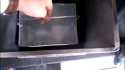 Thùng rác inox có gạt tàn thuốc lá chữ nhật A34-A