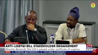 Anti-LGBTQI bill stakeholder engagement: Bill will respect rights and protect national sovereignty.