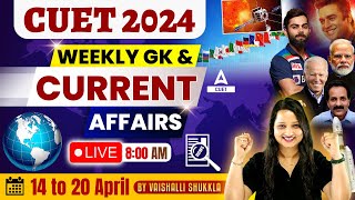 14 to 20 April Weekly Current Affairs 2024 | Static GK and Current Affairs for CUET