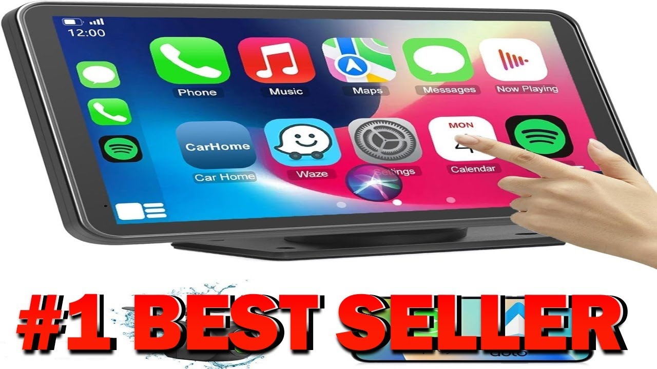 Wireless Car Stereo Compatible with Apple CarPlay and Android Auto 7" HD Portable - B0CGDGDN1J