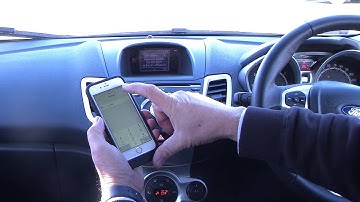 How to pair an iPhone to the bluetooth system in a 2012 12 FORD FIESTA 1 4 Titanium Website Video