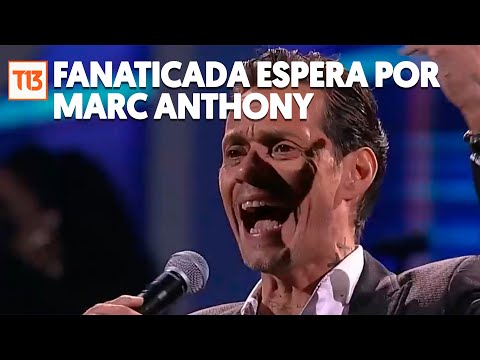 La fanaticada de Marc Anthony en el Festival de Viña