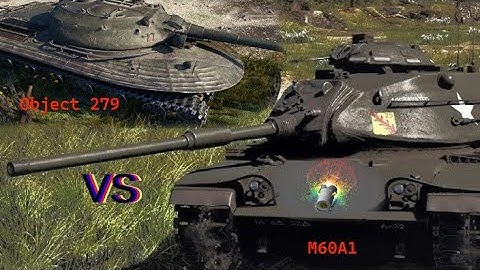 Obj 279 vs M60A1 | 130mm BR-482 | Armor Penetration Simulation