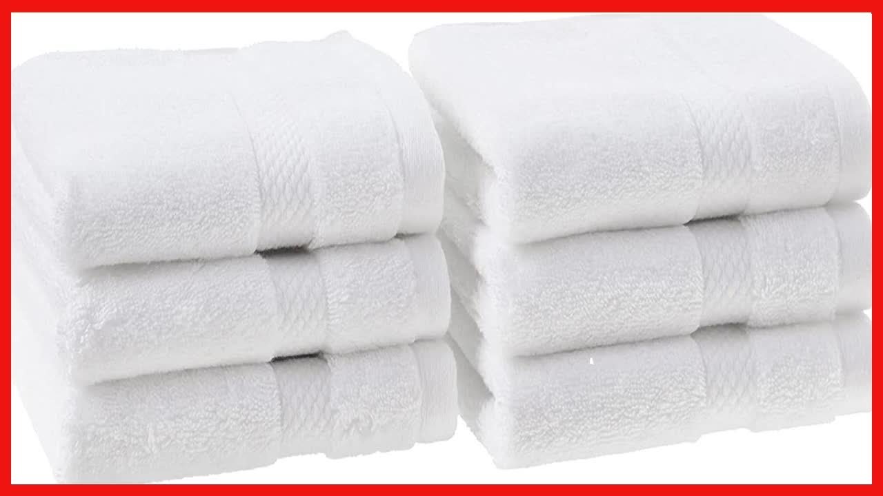 Great product -  Amazon Aware 100% Organic Cotton Plush Bath Towels - Washcloths, 6-Pack, White