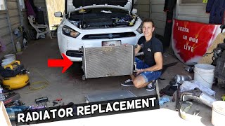 RADIATOR REPLACEMENT REMOVAL DODGE DART CHRYSLER 200