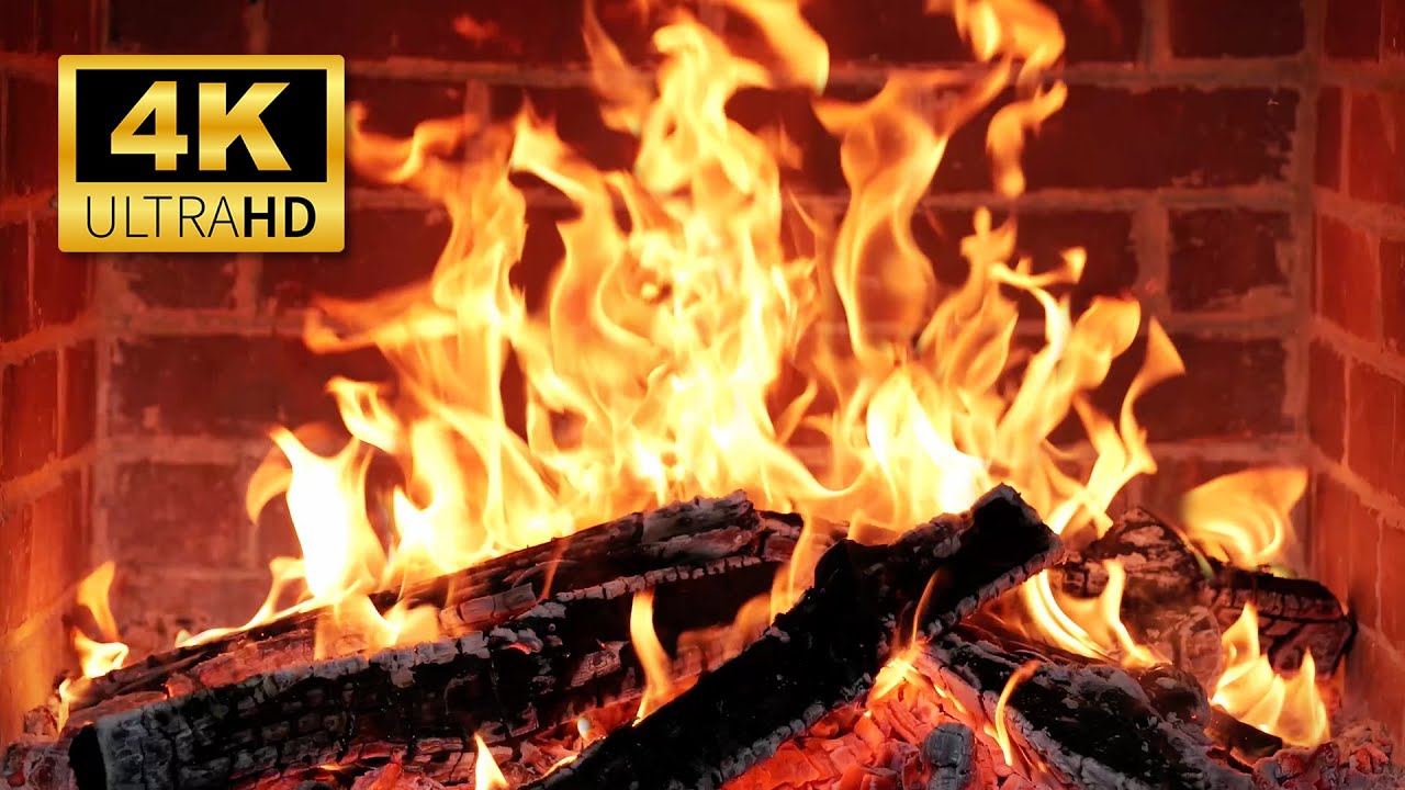 The Most Realistic Fireplace 4K 🔥 Warm Hearth Sounds & Evening Silence for Renewal