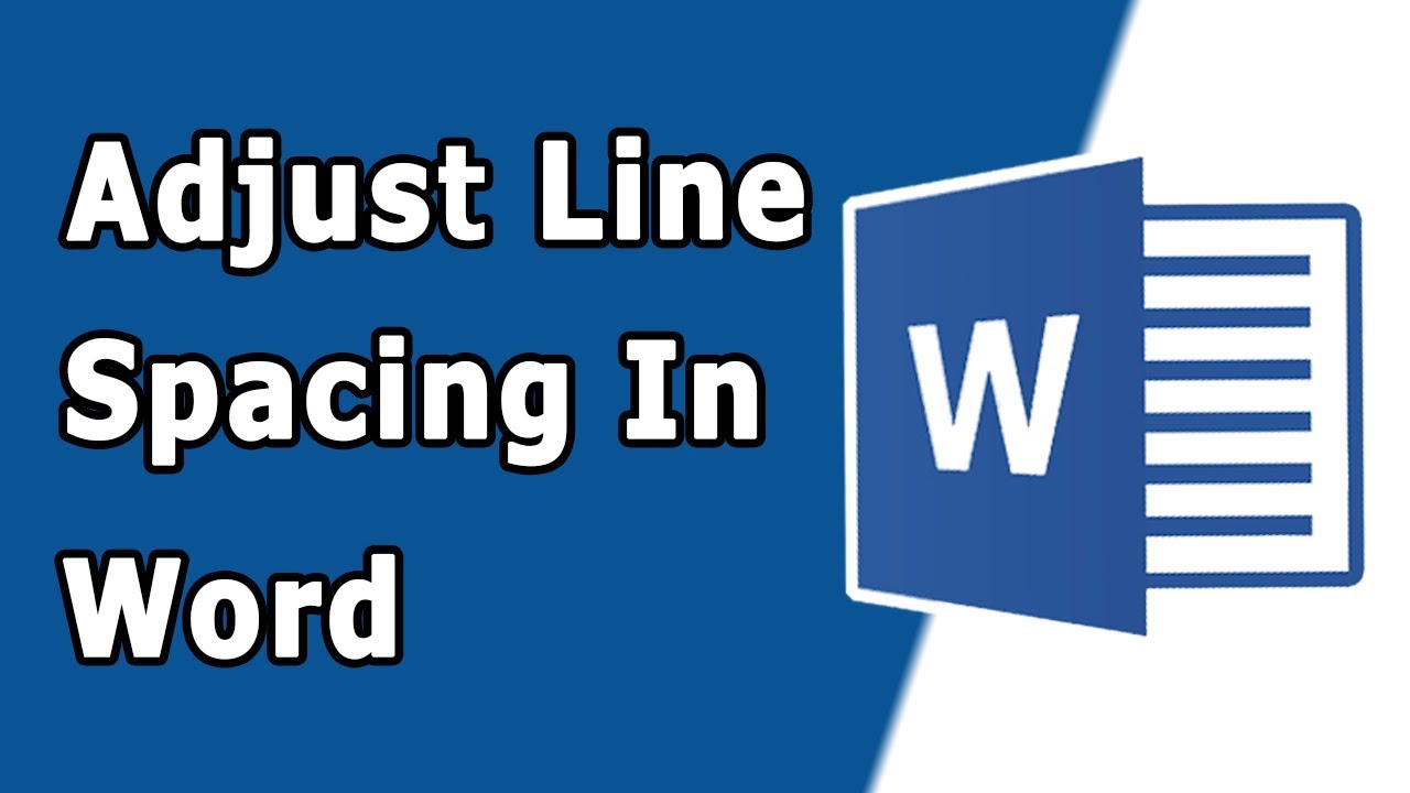 Line spacing in word