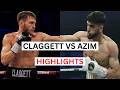 Adam Azim vs Steve Claggett Highlights & Knockouts