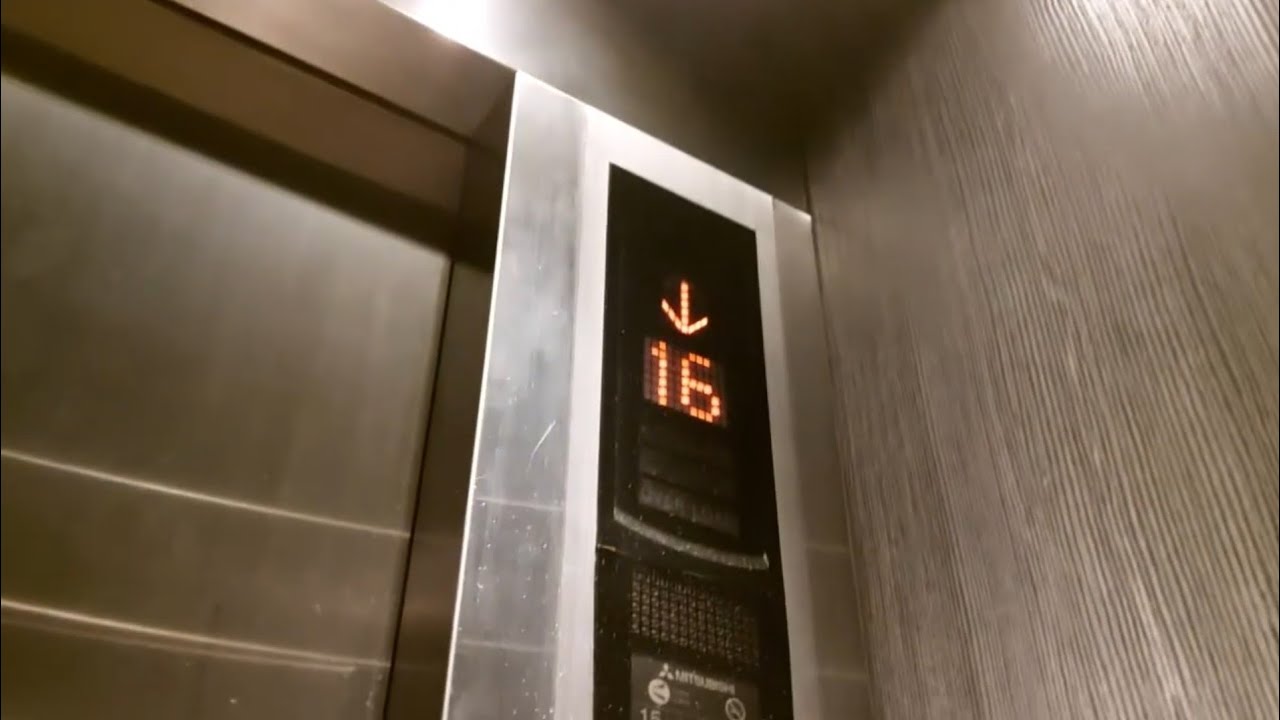 (Guestroom) 3 Mitsubishi Elevators at G Hotel Kelawai, Georgetown, Penang, Malaysia