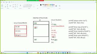 Adv C - Day 5 Structure Part3(Nested Structure)