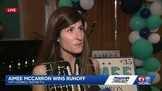 Aimee McCarron declares victory in New Orleans City Council District A race