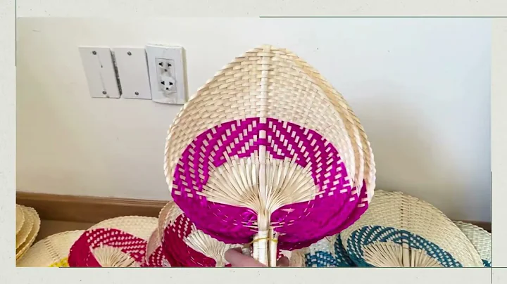 PALM LEAF HAND FAN FROM VIETNAM
