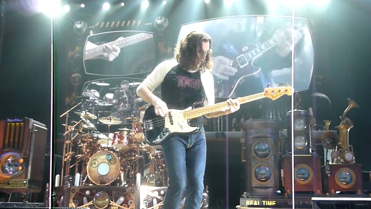 RUSH "Shredding It Up" during the "Free Will" Solo Time Machine Tour Cleveland Q-Arena April 15 2011