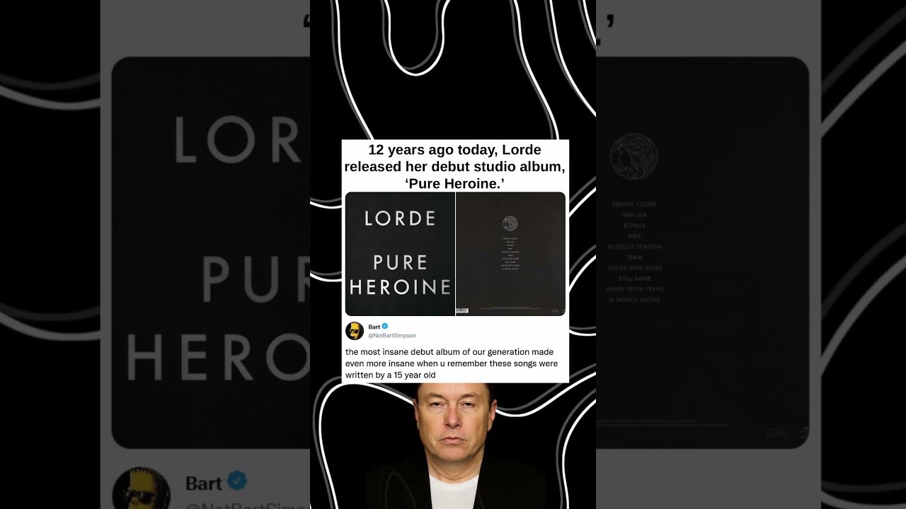 12 лет назад Лорд выпустила свой дебютный студийный альбом