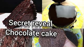 Chocolate sponge vs moist cake |Top Secret chocolate cake recipe|Secret ingredient|secret reveal