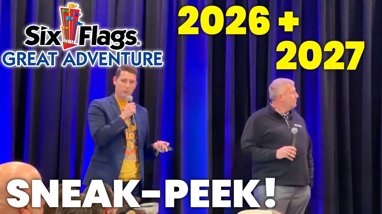 NEWS from Six Flags Great Adventure - New Rides + More for 2026 & 2027!