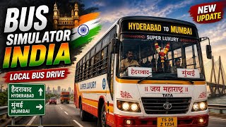 🚌 Bus Simulator India | Hyderabad to Mumbai | Local Bus Driving Gameplay 🔥 | Indian Bus Simulator screenshot 4