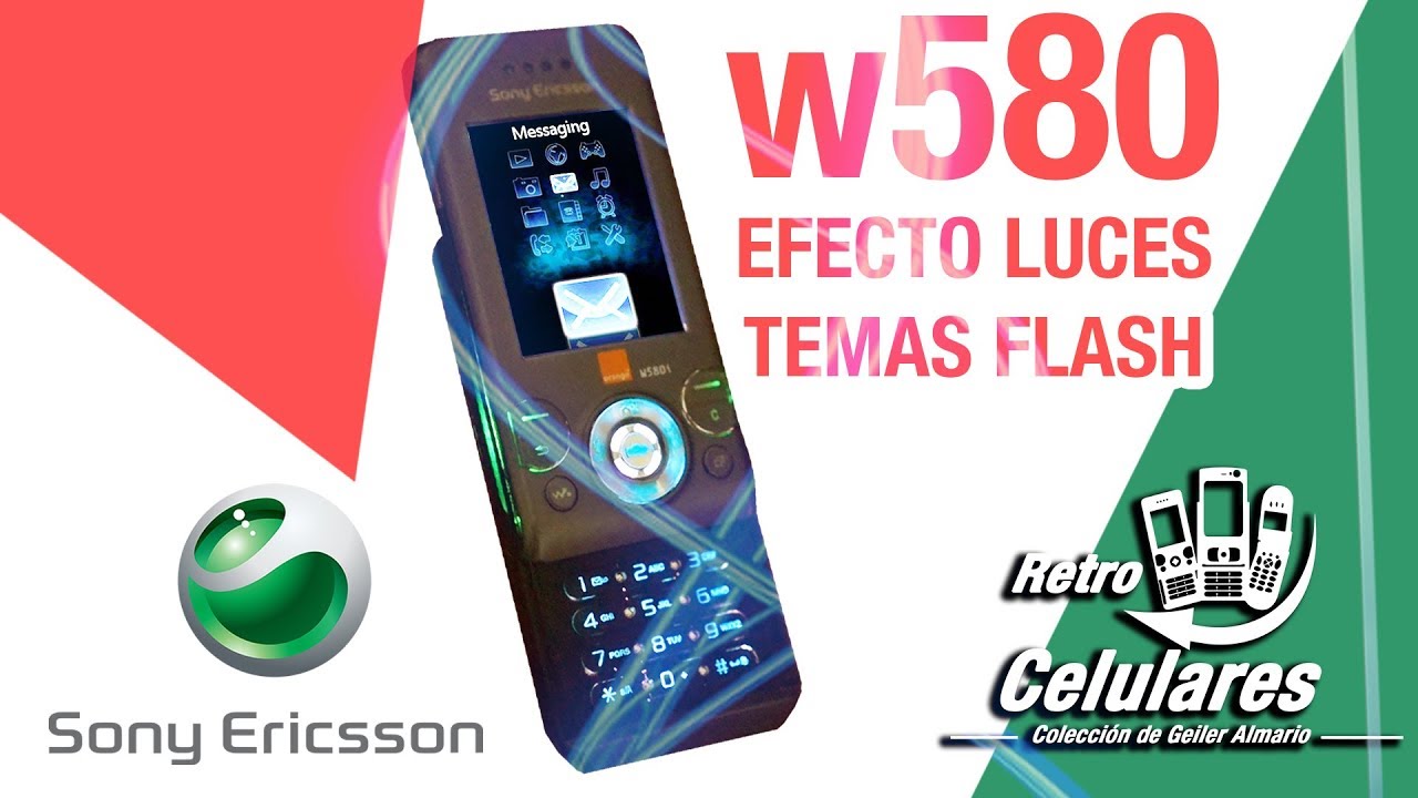 EFECTO DE LUCES TEMAS FLASH EN SONY ERICSSON W580 HACERLO AHORA