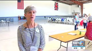 Ninety-Nines female pilot organization flies over San Luis Obispo